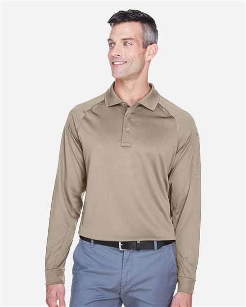 Men's Advantage Long Sleeve Tactical Polo - Desert Khaki