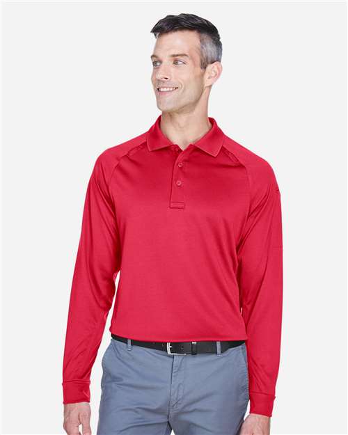 Men's Advantage Long Sleeve Tactical Polo - Red