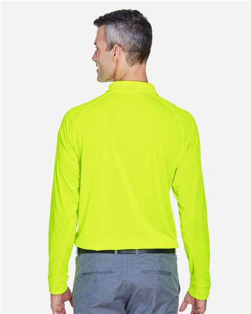 Men's Advantage Long Sleeve Tactical Polo - Safety Yellow