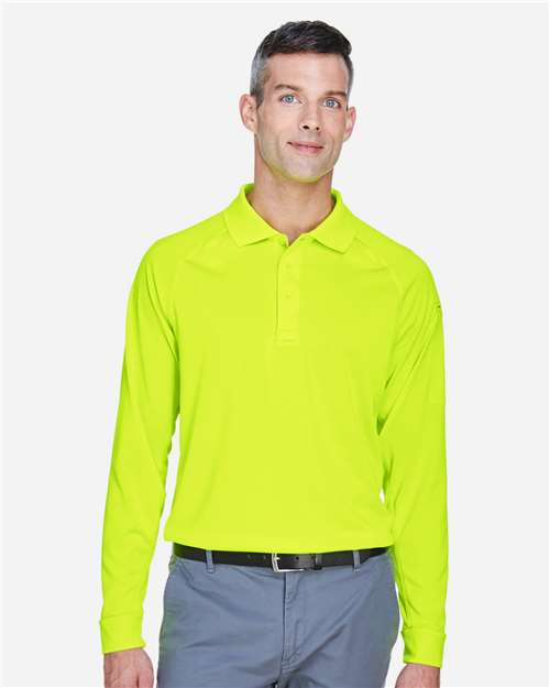 Men's Advantage Long Sleeve Tactical Polo - Safety Yellow