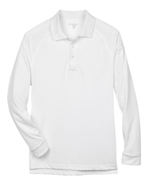 Men's Advantage Long Sleeve Tactical Polo - White