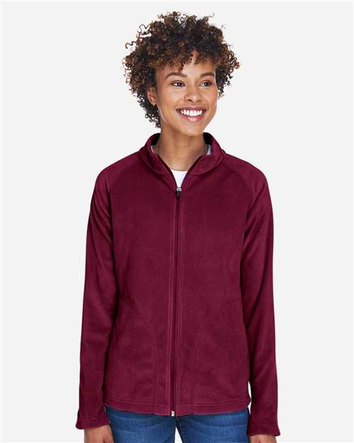 Women's Campus Microfleece Jacket - Sport Maroon