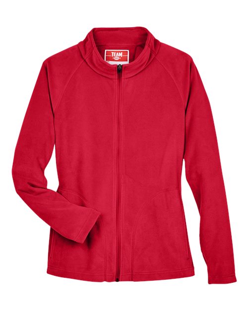 Women's Campus Microfleece Jacket - Sport Red