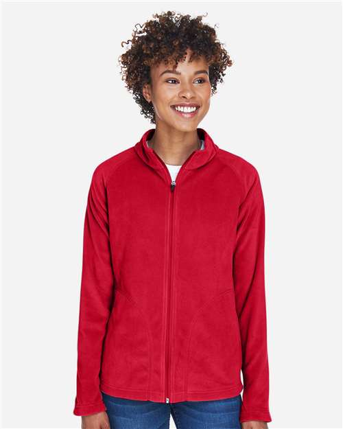 Women's Campus Microfleece Jacket - Sport Red