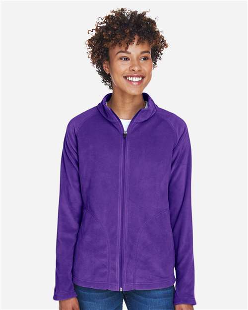 Women's Campus Microfleece Jacket - Sport Purple