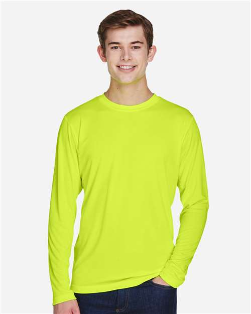 Men's Zone Performance Long Sleeve T-Shirt - Safety Yellow