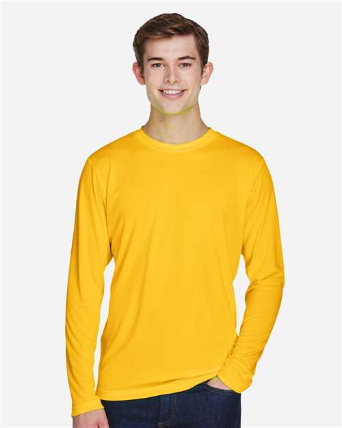 Men's Zone Performance Long Sleeve T-Shirt - Sport Athletic Gold