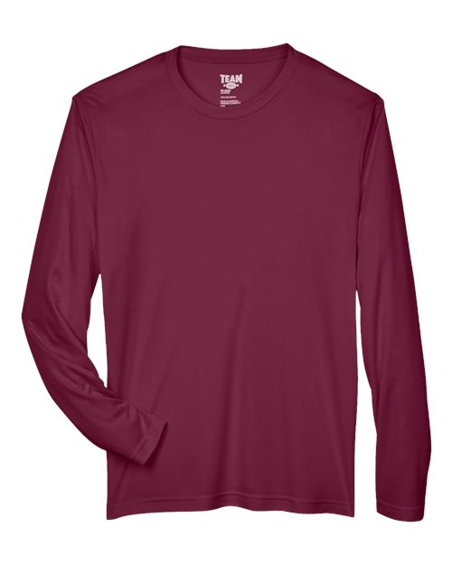 Men's Zone Performance Long Sleeve T-Shirt - Sport Maroon