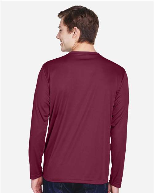 Men's Zone Performance Long Sleeve T-Shirt - Sport Maroon