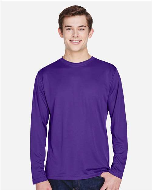 Men's Zone Performance Long Sleeve T-Shirt - Sport Purple