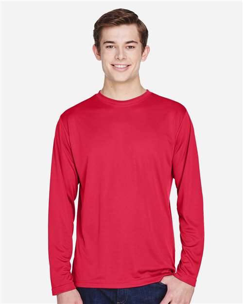 Men's Zone Performance Long Sleeve T-Shirt - Sport Red