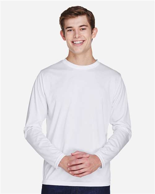 Men's Zone Performance Long Sleeve T-Shirt - White