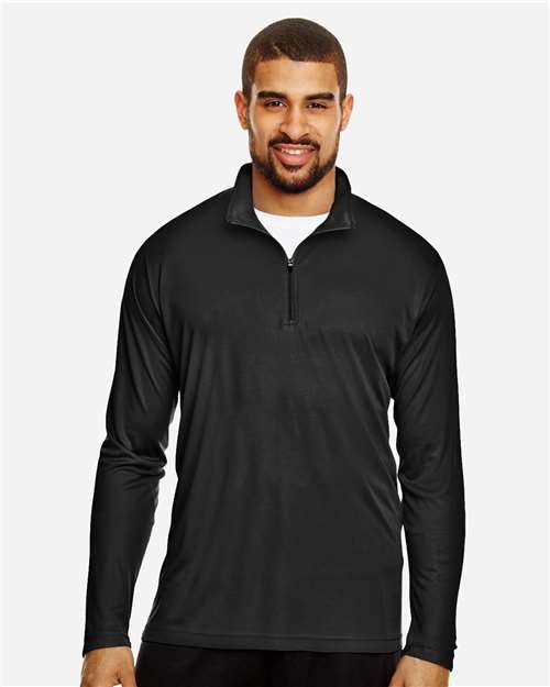 Men's Zone Performance Quarter-Zip Pullover - Black