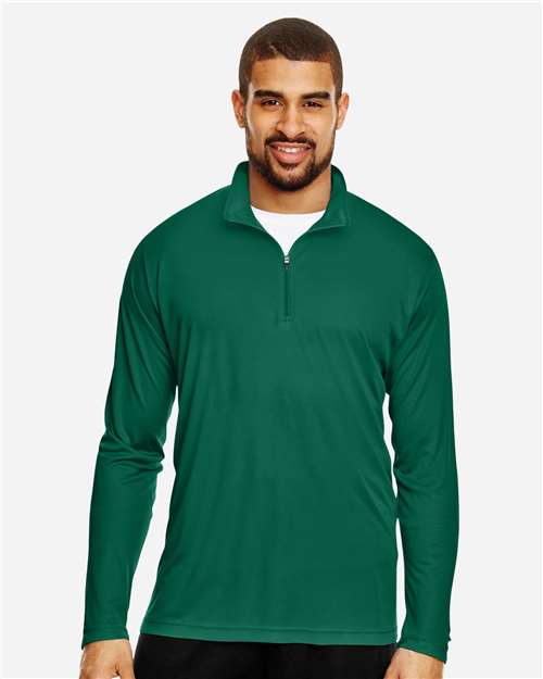Men's Zone Performance Quarter-Zip Pullover - Sport Forest