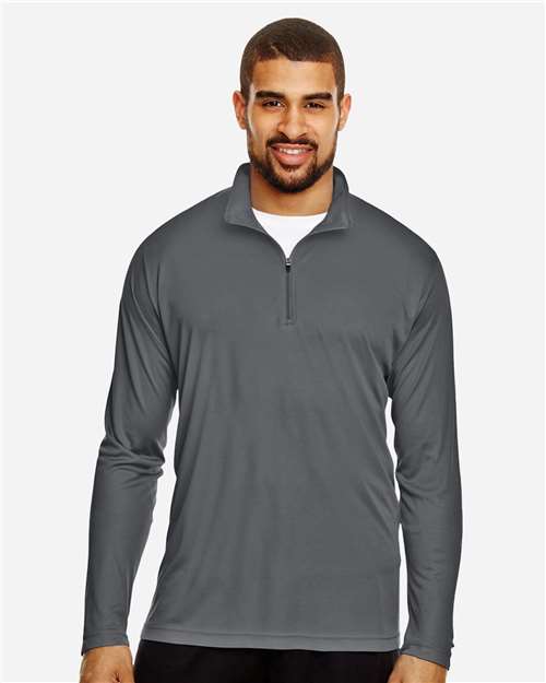 Men's Zone Performance Quarter-Zip Pullover - Sport Graphite