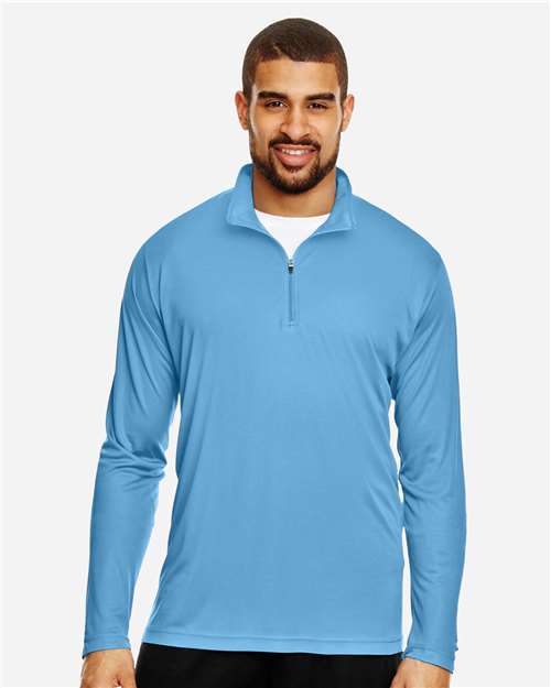 Men's Zone Performance Quarter-Zip Pullover - Sport Light Blue