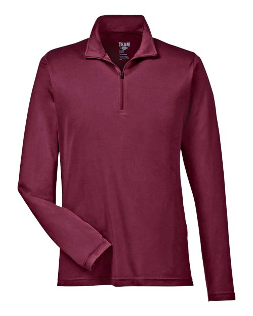 Men's Zone Performance Quarter-Zip Pullover - Sport Maroon