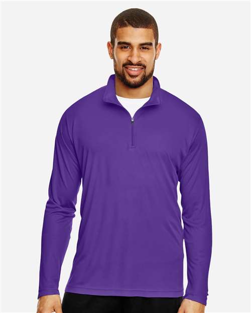 Men's Zone Performance Quarter-Zip Pullover - Sport Purple