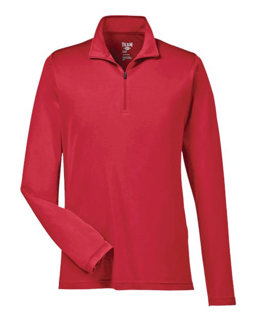 Men's Zone Performance Quarter-Zip Pullover - Sport Red