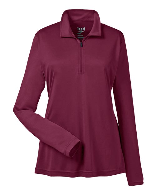 Women's Zone Performance Quarter-Zip Pullover - Sport Maroon