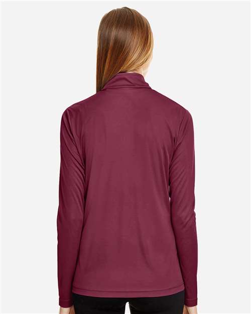 Women's Zone Performance Quarter-Zip Pullover - Sport Maroon