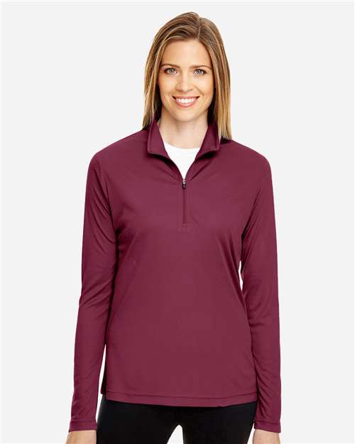 Women's Zone Performance Quarter-Zip Pullover - Sport Maroon