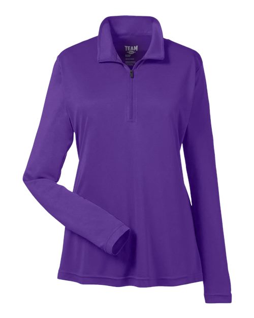 Women's Zone Performance Quarter-Zip Pullover - Sport Purple