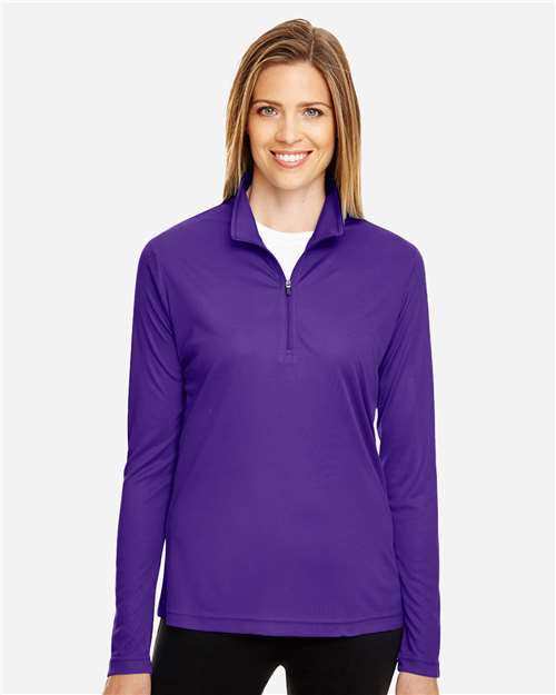 Women's Zone Performance Quarter-Zip Pullover - Sport Purple