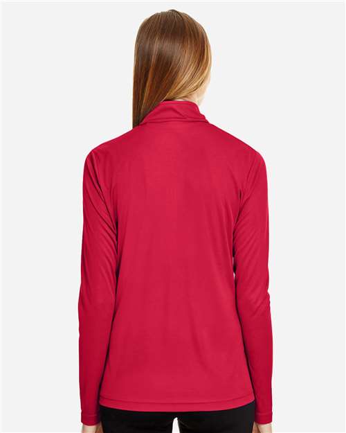 Women's Zone Performance Quarter-Zip Pullover - Sport Red