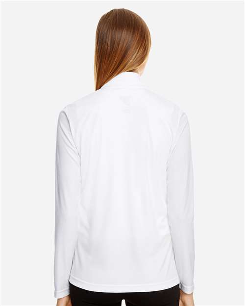Women's Zone Performance Quarter-Zip Pullover - White