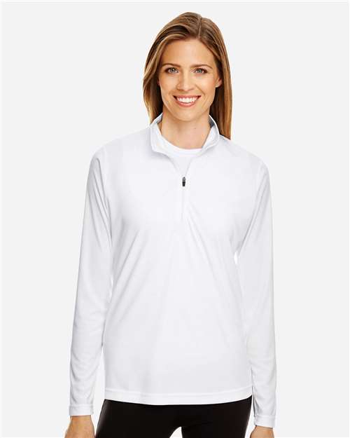 Women's Zone Performance Quarter-Zip Pullover - White