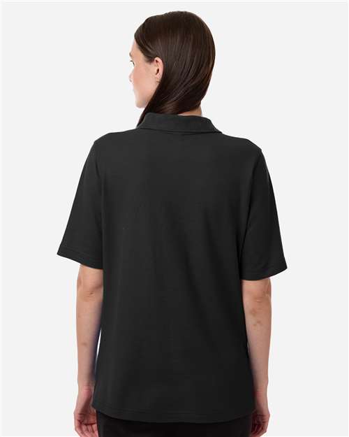 Women's Maverick CVC Pique Polo - Black