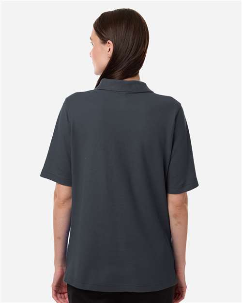 Women's Maverick CVC Pique Polo - Dark Charcoal