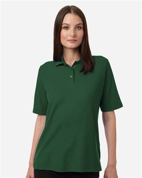 Women's Maverick CVC Pique Polo - Dark Green