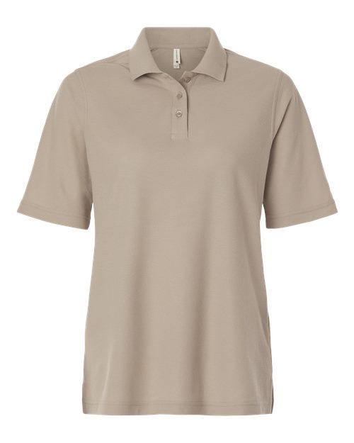 Women's Maverick CVC Pique Polo - Khaki