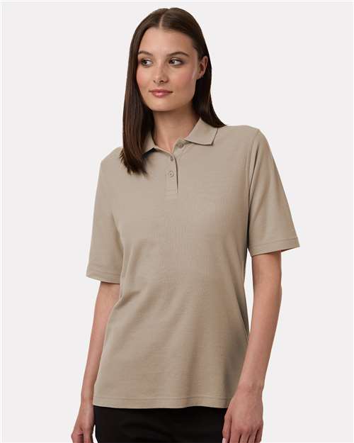Women's Maverick CVC Pique Polo - Khaki