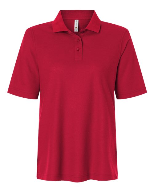 Women's Maverick CVC Pique Polo - Red