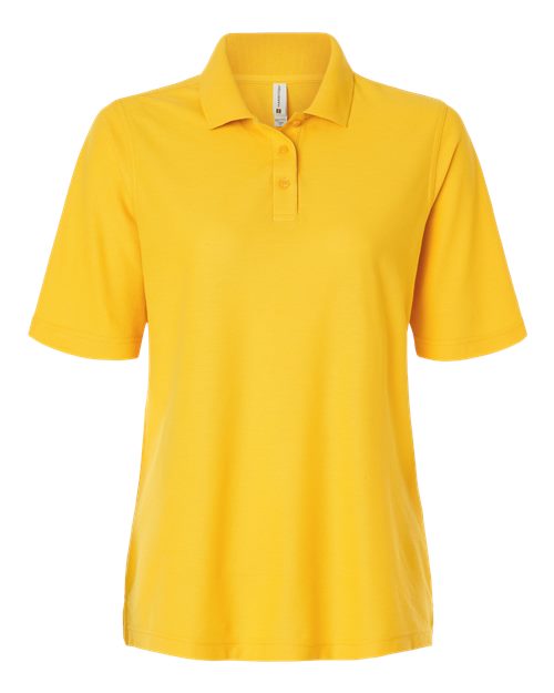 Women's Maverick CVC Pique Polo - Sunray Yellow