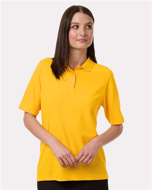 Women's Maverick CVC Pique Polo - Sunray Yellow