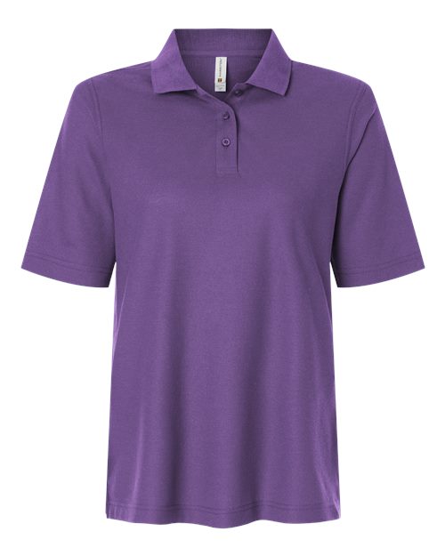 Women's Maverick CVC Pique Polo - Team Purple