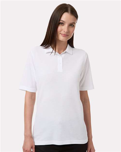 Women's Maverick CVC Pique Polo - White