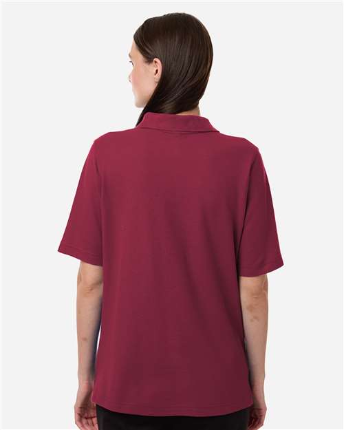 Women's Maverick CVC Pique Polo - Wine