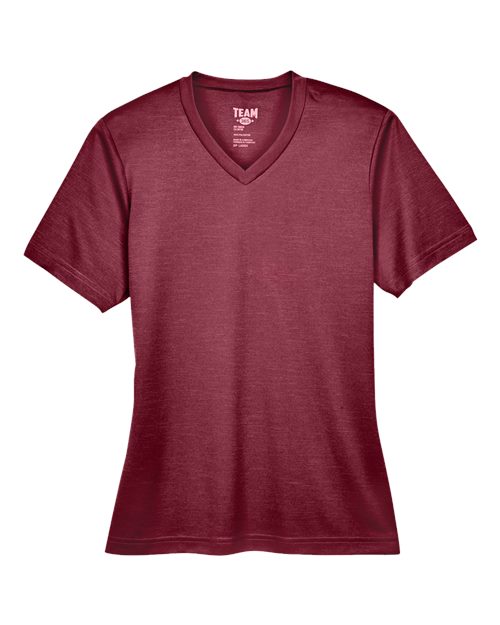 Women's Sonic Heather Performance T-Shirt - Sport Maroon Heather