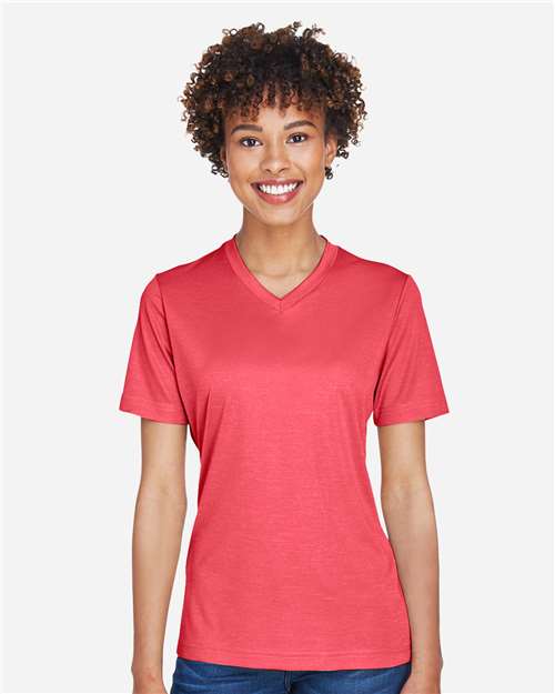 Women's Sonic Heather Performance T-Shirt - Sport Red Heather