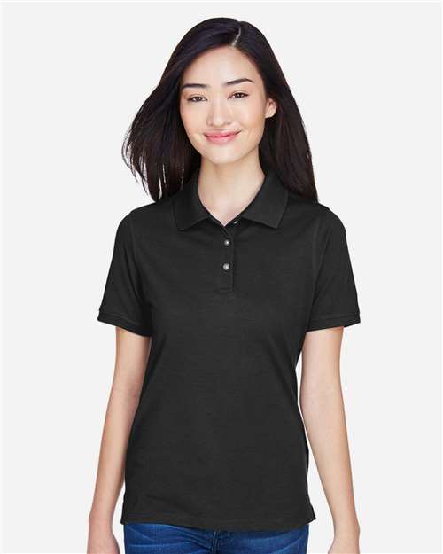 Women's Easy Blend Polo - Black