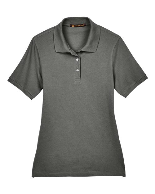 Women's Easy Blend Polo - Charcoal