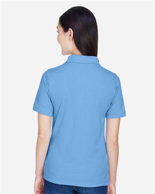 Women's Easy Blend Polo - Light College Blue