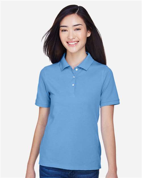 Women's Easy Blend Polo - Light College Blue