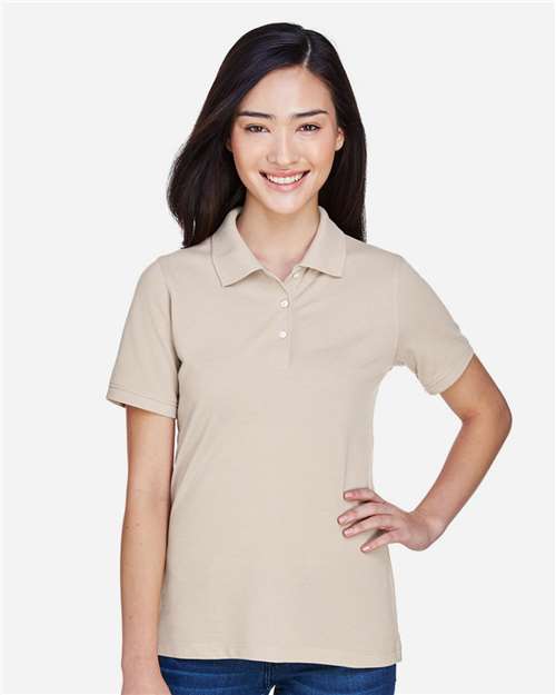 Women's Easy Blend Polo - Stone