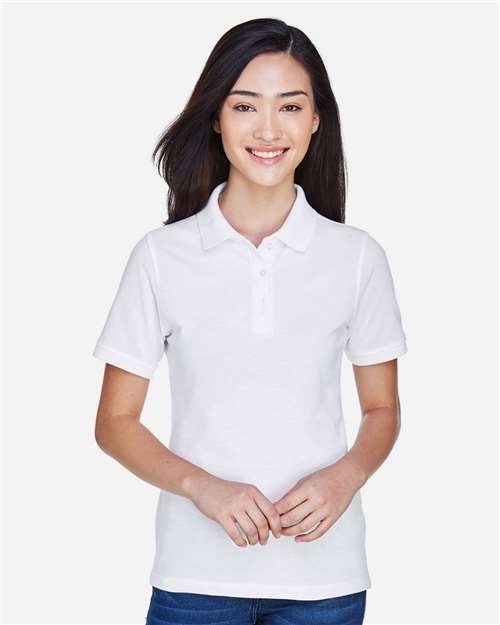 Women's Easy Blend Polo - White